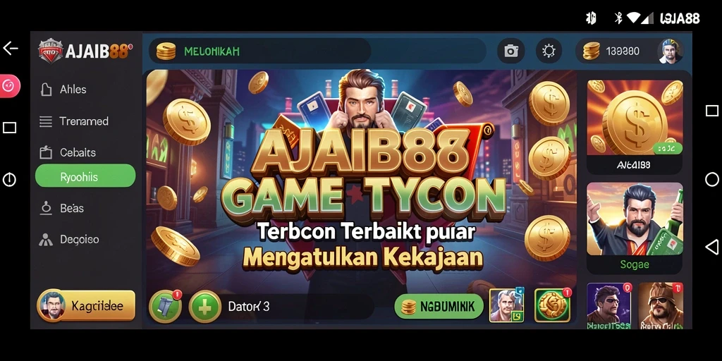 Tangkapan layar AJAIB88 menunjukkan gameplay Tycoon yang menarik dan strategis.