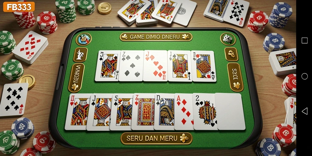 Tampilan gameplay seru dari FB333 dengan pemain bersaing di papan Domino.