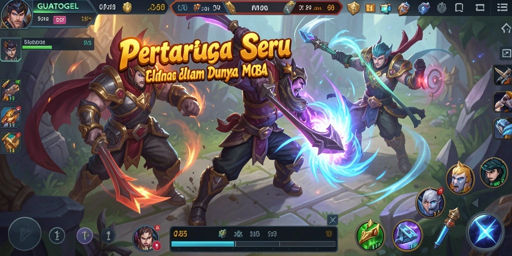 Tampilan menarik dari gameplay GUATOGEL yang intens.
