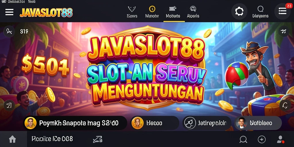 Tampilan menarik dari gameplay <strong>JAVASLOT88</strong> yang memukau.