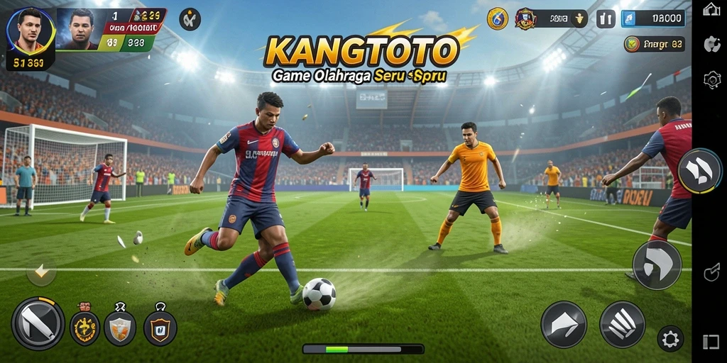 Tampilan gameplay KANGTOTO dengan aksi seru dan mendebarkan.