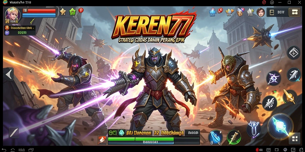 Tampilan gameplay KEREN77 yang menakjubkan saat pertempuran berlangsung.