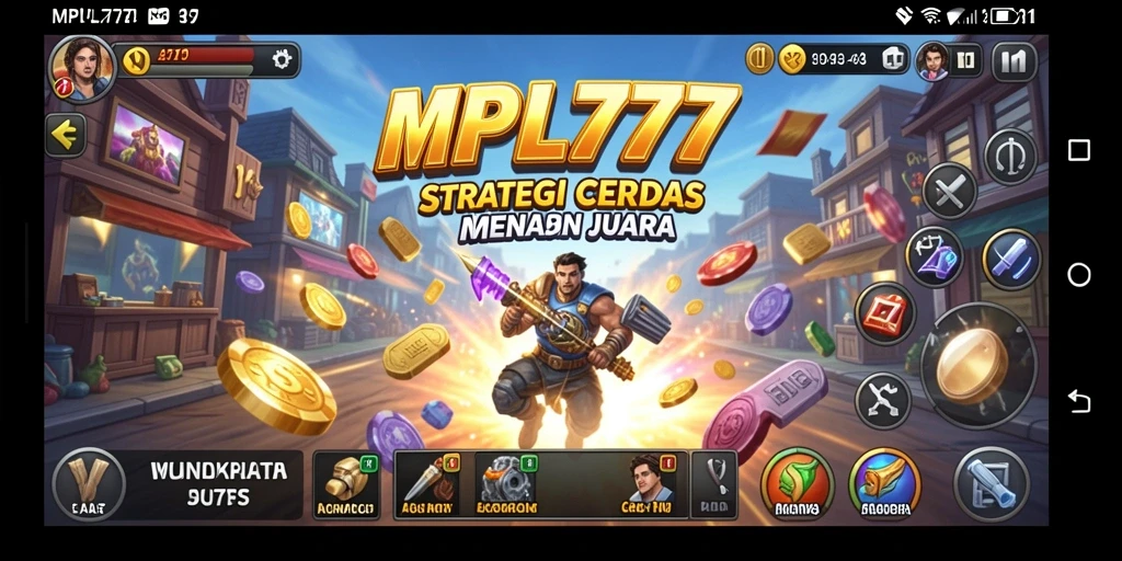 Screenshot gameplay MPL777 yang intens dan strategis.