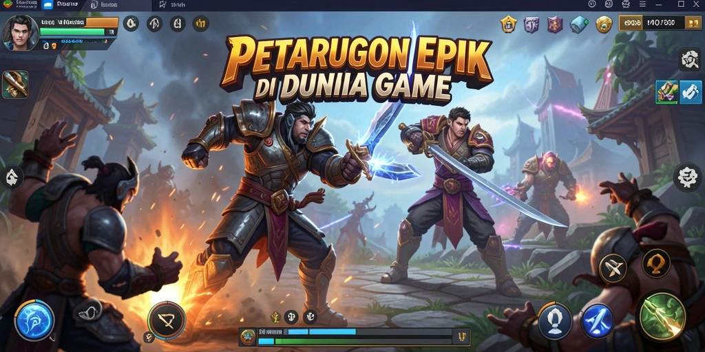 Tampilan gameplay MPO08 menampilkan aksi pertarungan yang mendebarkan.