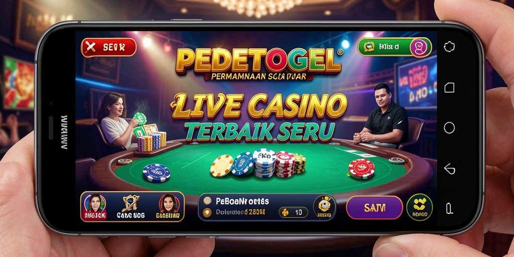 Tampilan gameplay seru di PEDETOGEL Live Casino.
