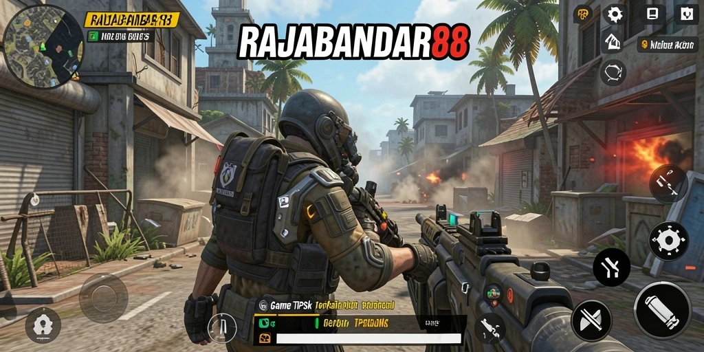 Tangkapan layar gameplay RAJABANDAR88 yang memperlihatkan aksi mendebarkan dalam TPS.