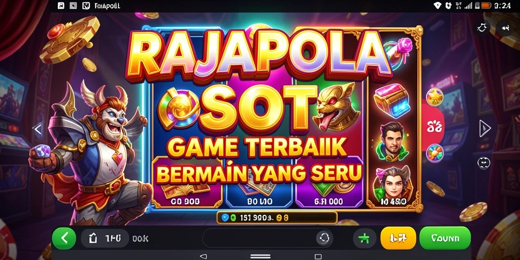 Screenshot gameplay RAJAPOLA menampilkan keseruan bermain Slot.