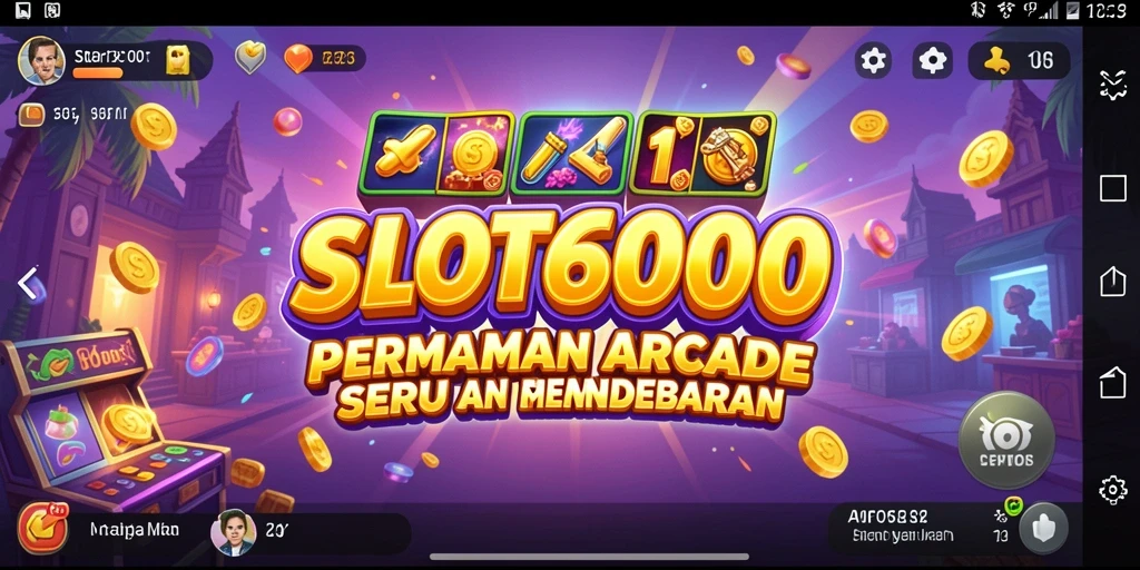 Tampilan gameplay SLOT6000 yang seru dan penuh warna.