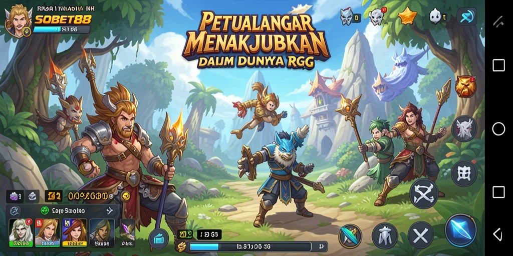 Gameplay seru dalam dunia RPG SOBET88 yang menantang.